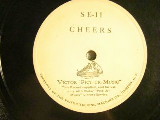 78 : Victor Pict - Ur - Music Se 11 - Cheers - 2 Different Tracks Late 20 