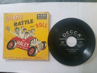 Bill Haley And His Comets Shake Rattle And Roll Decca Records Ep 45rpm Ed 2168