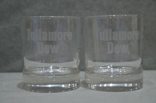 (2) Tullamore Dew Irish Whisky Glasses With Heavy Base Two