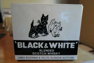 Black & White Blended Scotch Whisky " Scotties " / Jack In The Box