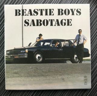 2019 Beastie Boys “sabotage” 3 " Vinyl Record W Poster | Limited To 2500