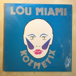 Lou Miami/kozmetix 1982 Boston Glam/power Pop Lp On Modern Method In Shrink