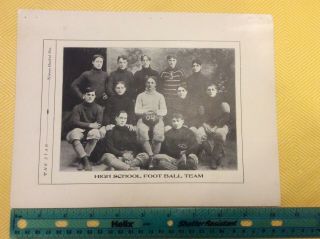 1905 Auburn,  Indiana 1905 Auburn High School 1905 Football Team.  Yearbook Pic