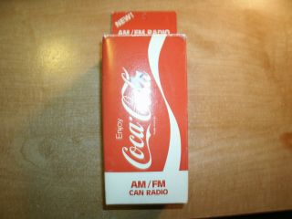 Vintage Coca Cola Am/fm Can Radio - Brand