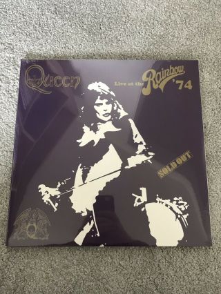 Queen Live At The Rainbow 74 Double Vinyl First Press Rare