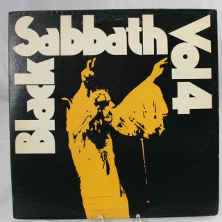 Black Sabbath Vol 4 Vinyl Lp Warner Bros Bs 2602 W/ Booklet Green Wb Label 1972