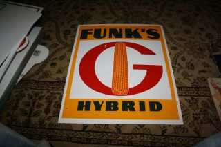 Funks G Hybrid Seed Corn Farm Field Crop Row Marker Sign