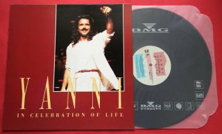 Yanni - In Celebration Of Life Korea Lp Sheet