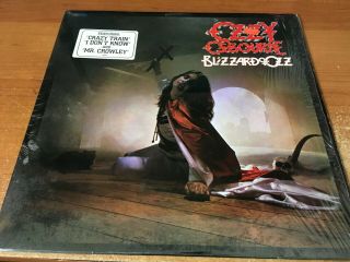 Ozzy Osbourne,  Blizzard Of Ozz; 9 Track 12 " Lp In Shrink With Hype Sticker