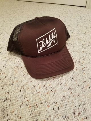 Vintage Schlitz Beer Trucker Hat