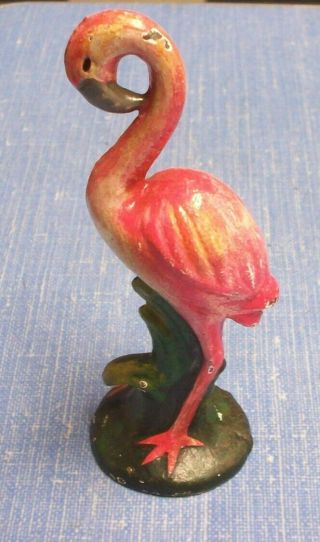 Vintage Cast Iron Flamingo Figural Bottle Opener