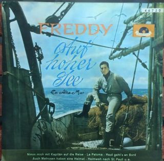 Freddy " En Alta Mar " Chile Album Polydor Ex