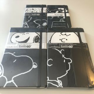 Moleskine Peanuts 60th Anniversary Complete Set Of 4 Notebooks
