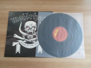 Motorhead - March Or Die 1992 Korea Orig Lp Rare Back Sleeve