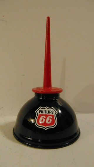 Phillips 66 Vintage Eagle Pump Oil Can Gasoline Station Gas Car Motor Shield