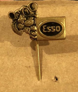 Vintage Esso Gasoline And Oil Stick Pin 1.  5 Inch