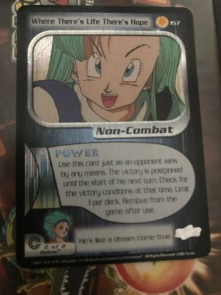 Dbz Ccg Ultra Rare Non - Limited Where There’s Life There’s Hope
