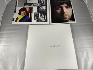 The Beatles - White Album 2 Lp Set With Poster And Photos - Swbo 101 Capital
