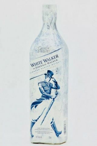 Game Of Thrones Limited Edition White Walker By Johnnie Walker - Rare
