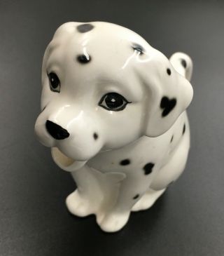 Dalmatian Dog Creamer Handpainted Otagiri Ceramic Japan 4” Tall 5” Dalmation Pup