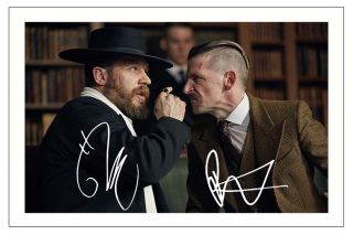 Tom Hardy & Paul Anderson Peaky Blinders Autograph Signed Photo Print