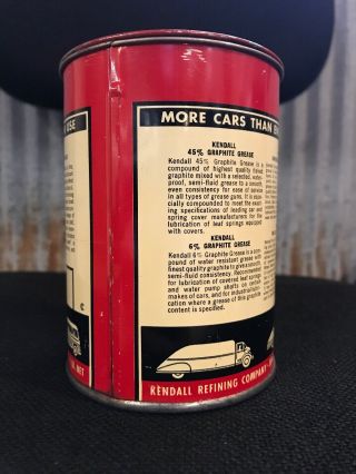 Kendall Oil Gas 1 Lb Grease Can 4