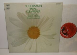 Sax 5269 Schumann Symphony No.  1 Manfred Overture Philharmonia Klemperer E/r