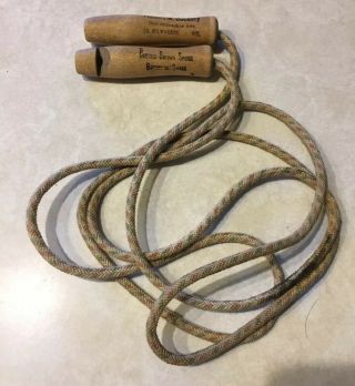 Jump Rope,  Vintage,  8’ With Whistle,  Buster Brown Shoes,  Milwaukee 2
