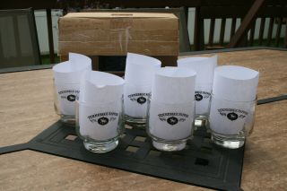 Rare 6 Jack Daniels Tennessee Whiskey Tennessee Squire Sipper Glasses 1980s Era