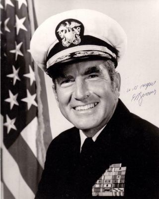 Us Navy Admiral Elmo Zumwalt Chief Naval Operations Cno Signed Photo