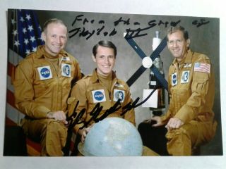 Edward Gibson Authentic Hand Signed Autograph 4x6 Photo - Nasa Astronaut Skylab 4