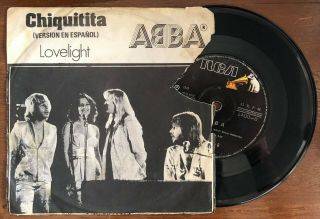 Abba - Chiquitita / Lovelight - Rare Bolivia 7 "