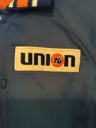 Vintage Official Union 76 Gas Gas Station Light Uniform Jacket 2