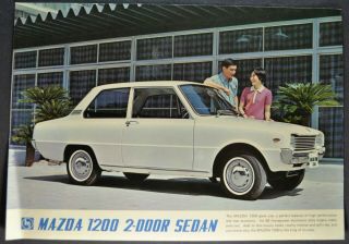 1969 Mazda 1200 Sedan Sales Brochure Sheet 69