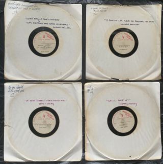 4 Playboy Mansion Jukebox Records Custom Made For Hugh Hefner 10 Inch