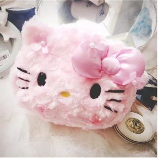 Pink For Hello Kitty Cosmetic Makeup Bag Accessory Organizer Bag Handbag Purse