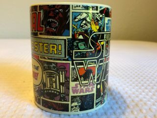 Star Wars Coffee Cup - Comic Strip,  Jedi Master.  Jerry Leigh Ceramic Mug.  Dark Side 3