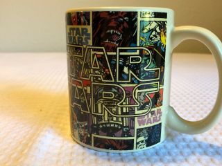Star Wars Coffee Cup - Comic Strip,  Jedi Master.  Jerry Leigh Ceramic Mug.  Dark Side 5