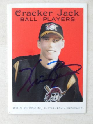 Kris Benson Autographed 2004 Topps Cracker Jack Baseball Card