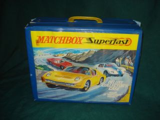 1970 Vintage Matchbox Superfast 72 Car Deluxe Collector 