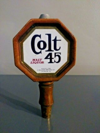 Vintage Colt 45 Malt Liquor Beer Tap Handle