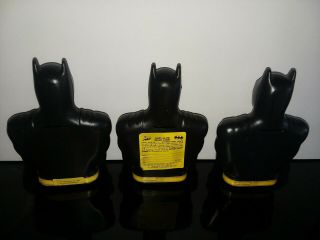 (3) 1989 Batman Bank Michael Keaton Tim Burton Vintage movie collectible cereal 2