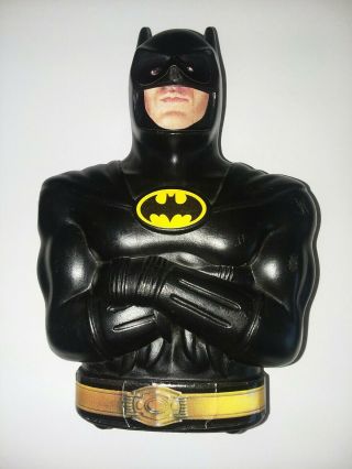 (3) 1989 Batman Bank Michael Keaton Tim Burton Vintage movie collectible cereal 5