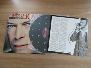 David Bowie ‎– Black Tie White Noise 1993 Korea Orig Lp Insert Rare
