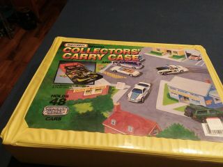 Vintage Matchbox City Play Set Carry Case With Cars And Trucks