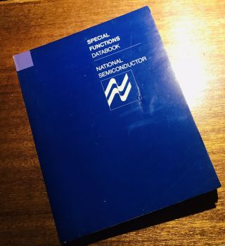 Vintage National Semiconductor Special Functions Data Book 1979