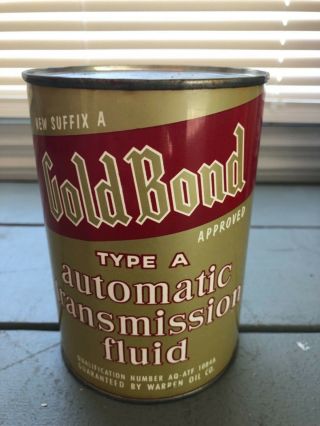 Gold Bond Transmission Motor Oil Qt Can