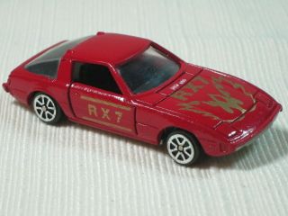 Vintage Zima Mazda Rx7 Die Cast Car Red 1981