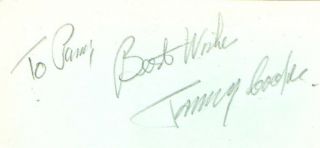 Tommy Cooper Comedian And Magician Signed Album Page