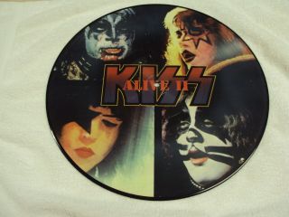 Kiss Alive Ii Picture Disc Lp Paul Gene Ace Peter 1970 